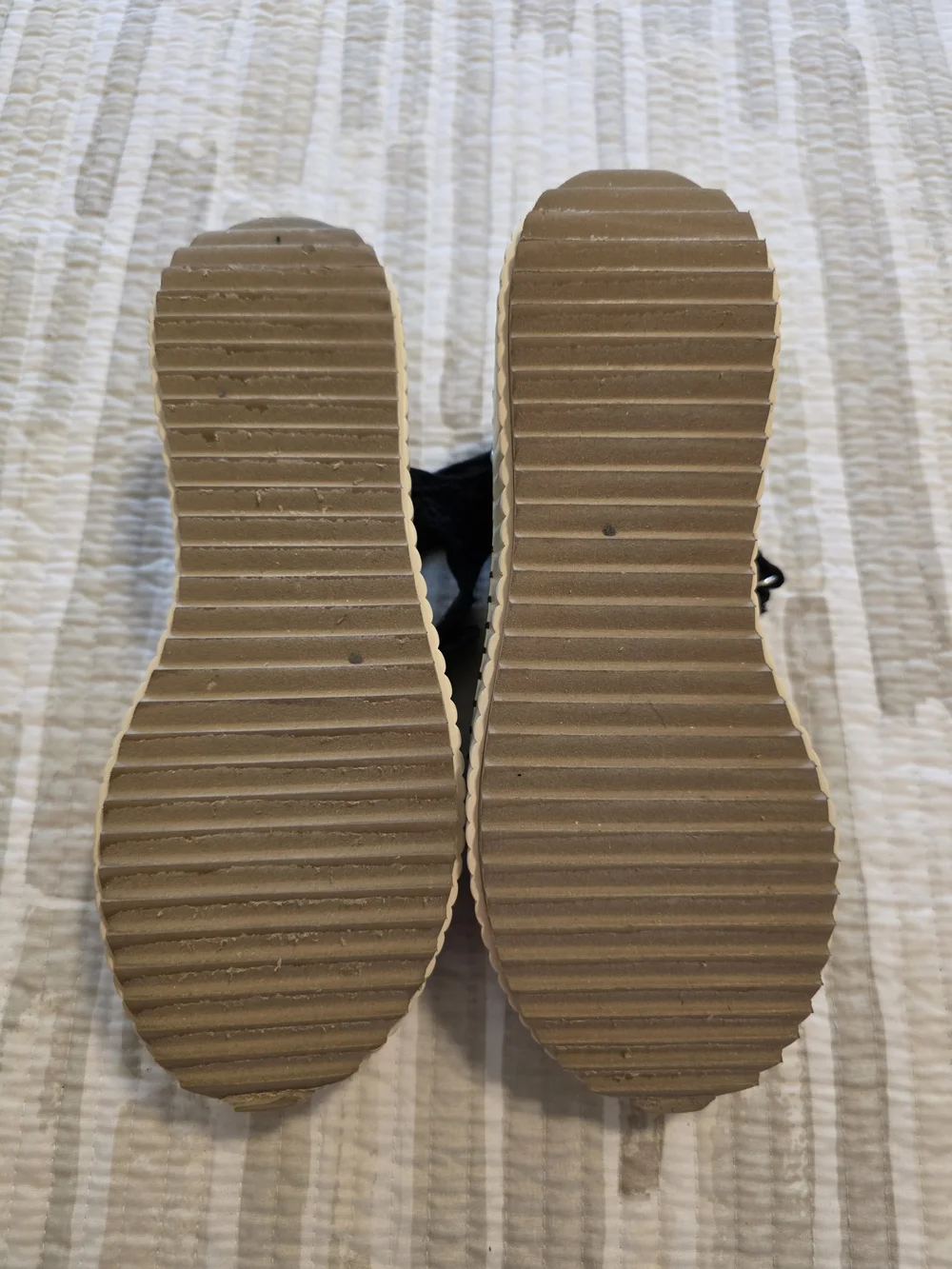Corkys Black Strappy Velcro Sandals